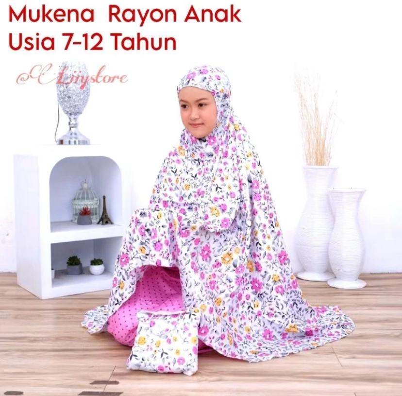 Mukena Anak 7-12 Tahun, Gemes, Adem, & Travel Friendly 😍✨