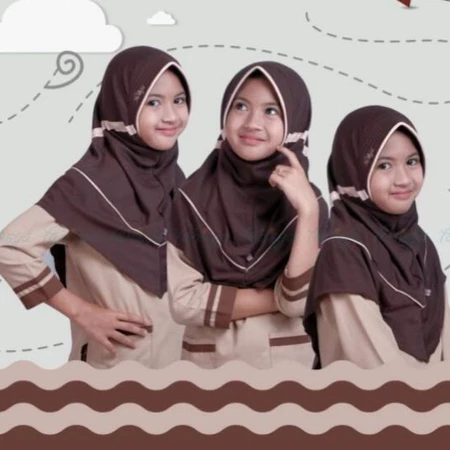 Anti Kusut Club! Ini Nih Bergo Andalan Anak Sekolah 🤩