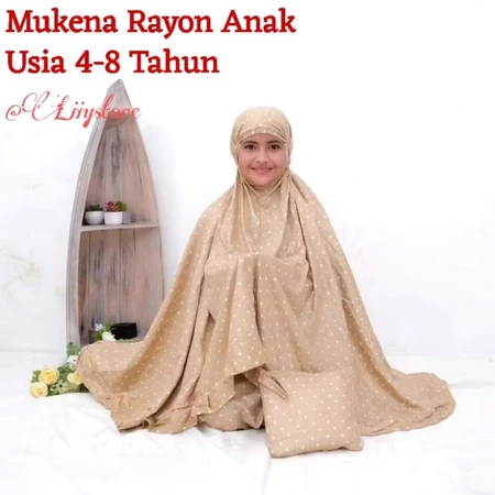 Wajib Punya! Mukena Anak Ringan + Pouch Lucu, Siap Temani Liburan