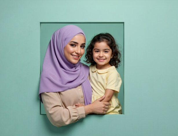 Inspirasi Look Kembaran Ibu & Anak Muslimah