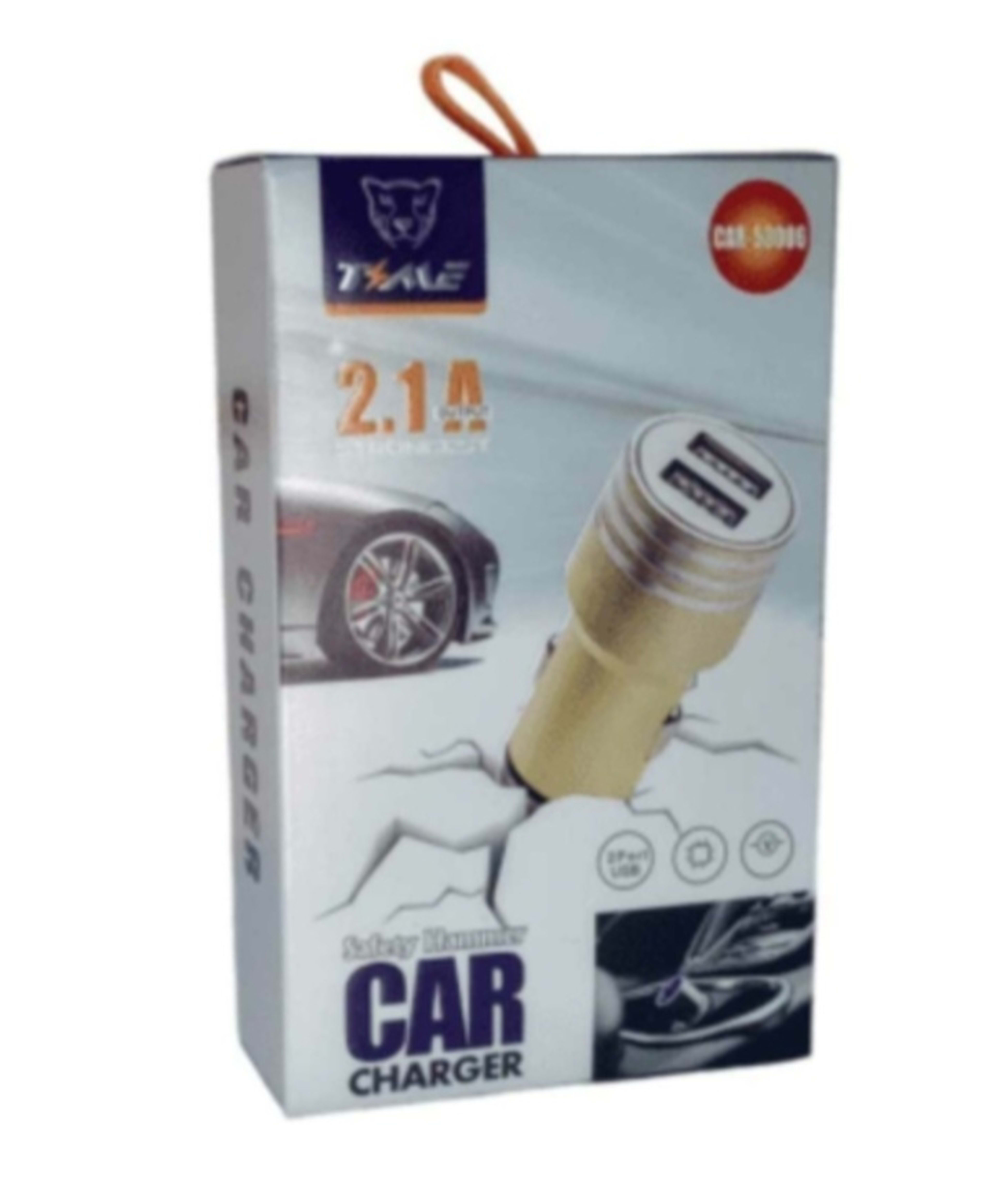 Cargador de Auto 2 usb 2.1A