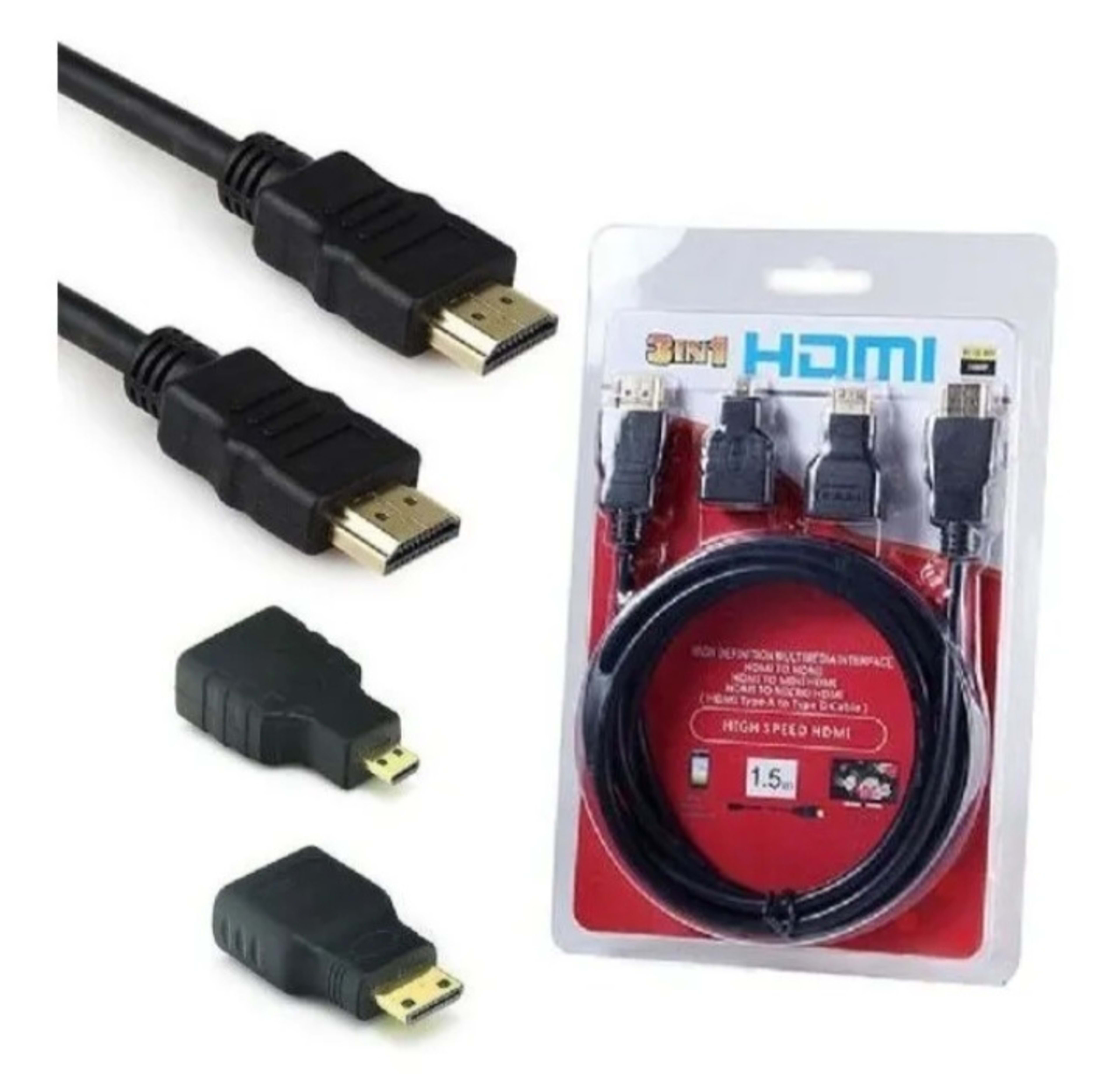 Cable HDTV  HDMI  3 en 1 set 