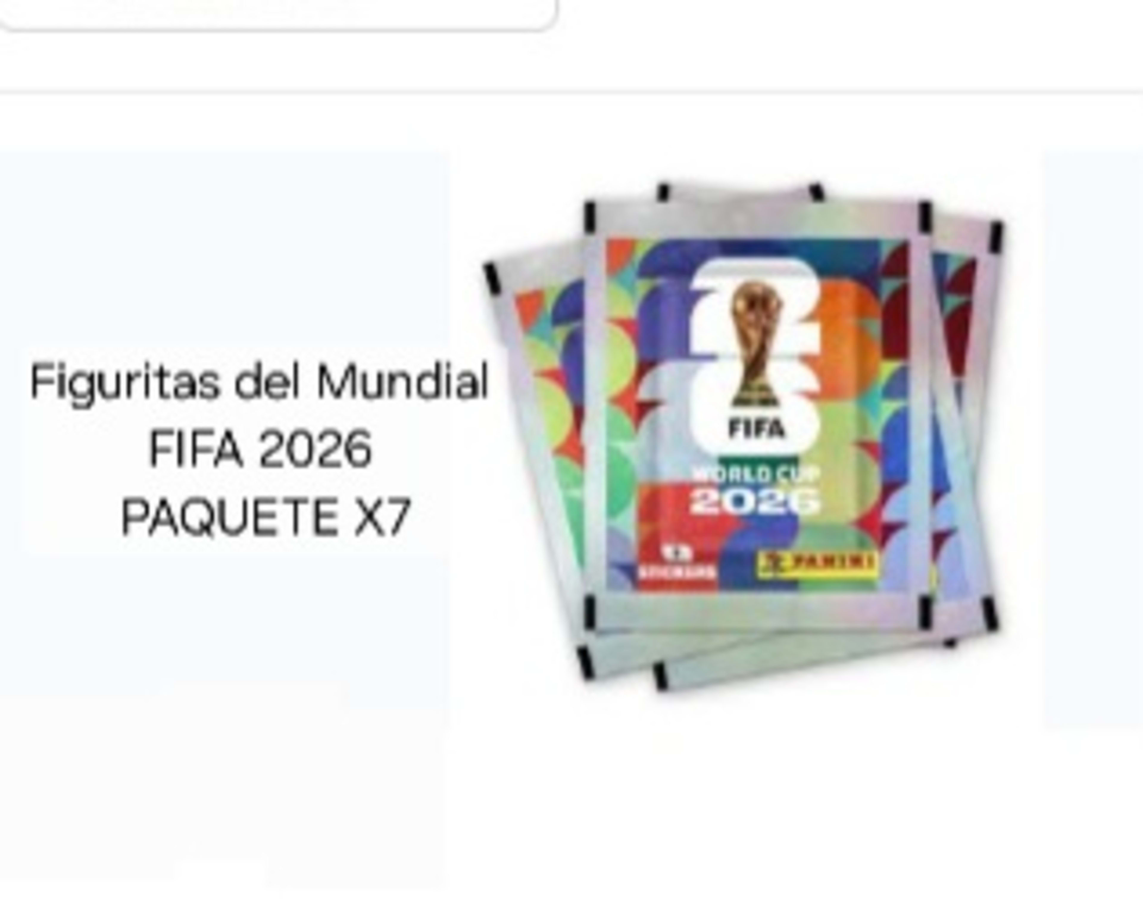 Figuritas Mindial FIFA 2026 X7