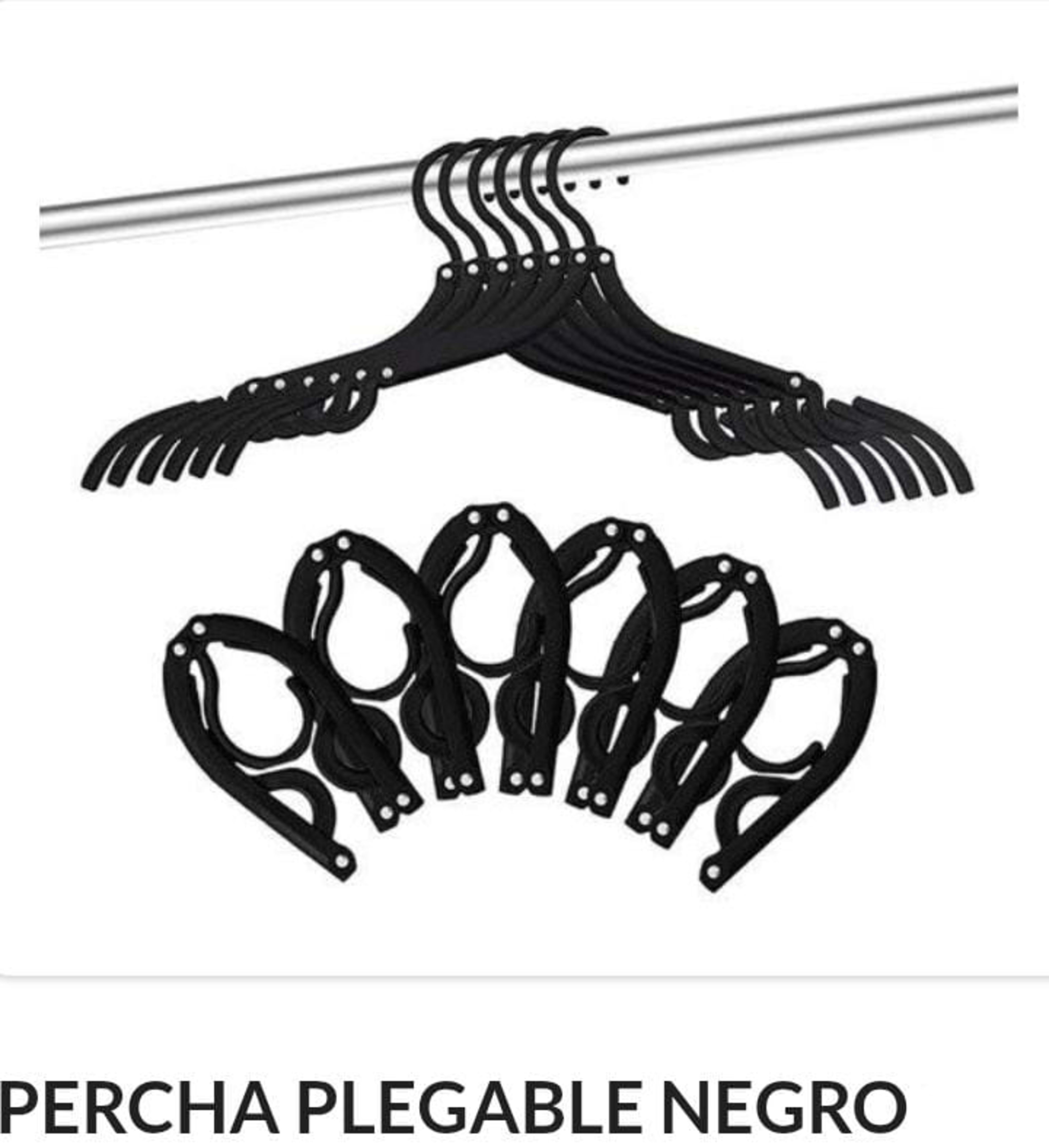 Percha plegable