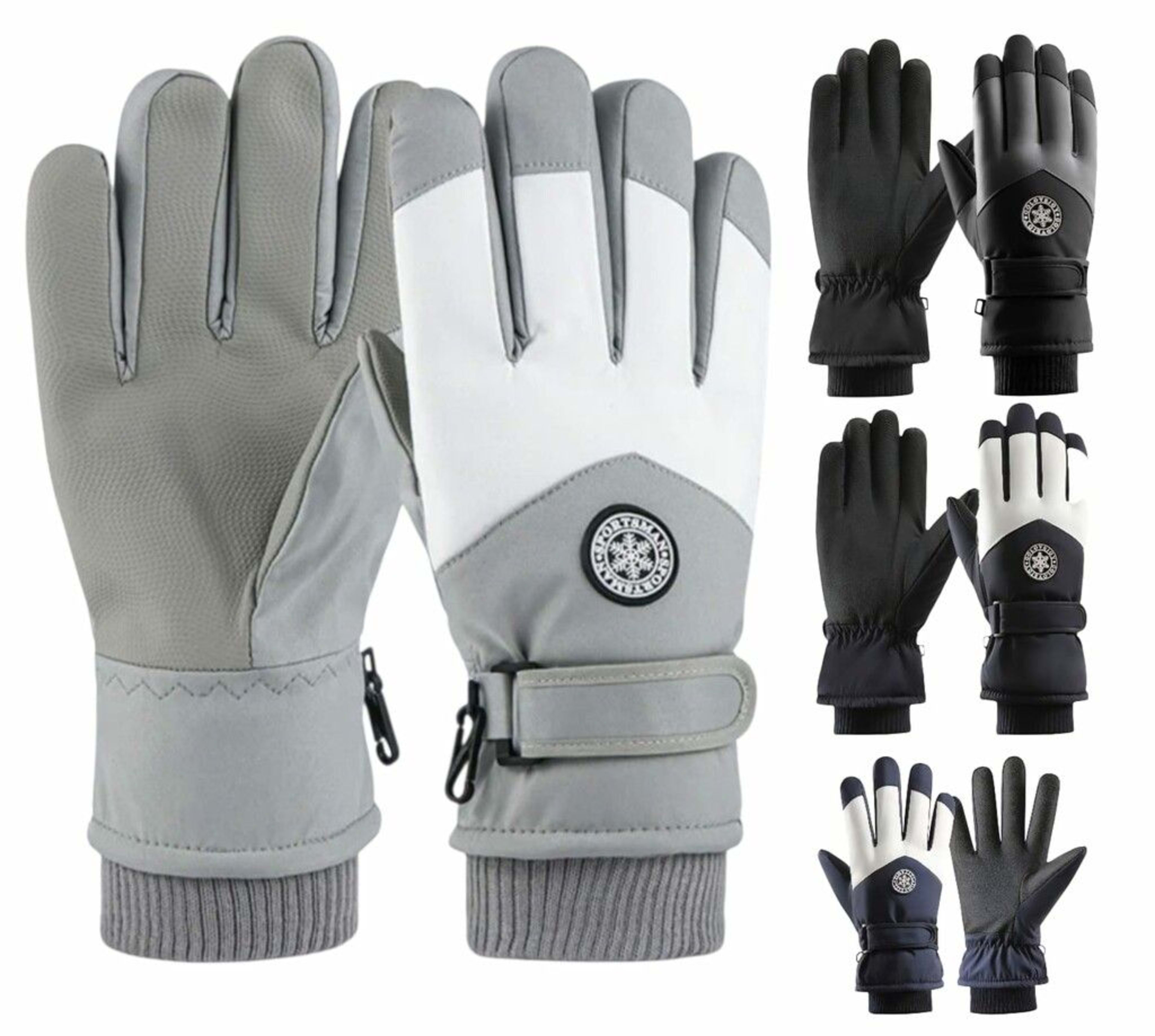 Guante Ski Termico Impermeable Hombre