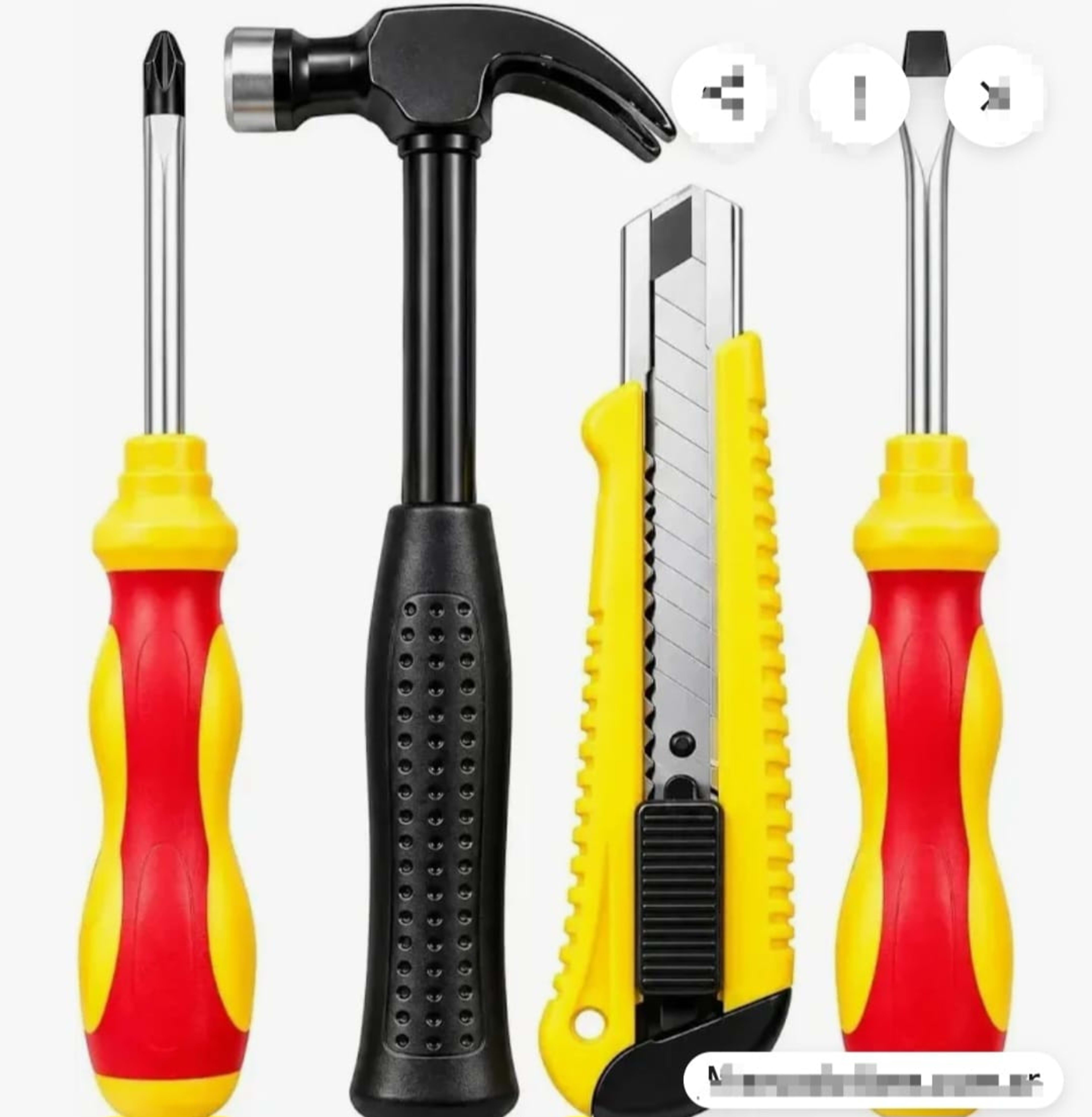 Set de herramientas 4 piezas