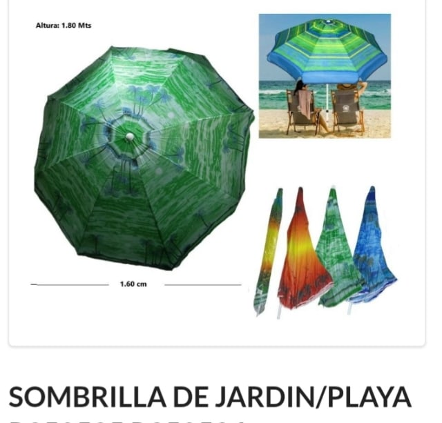 Sombrilla de Playa / jardín 