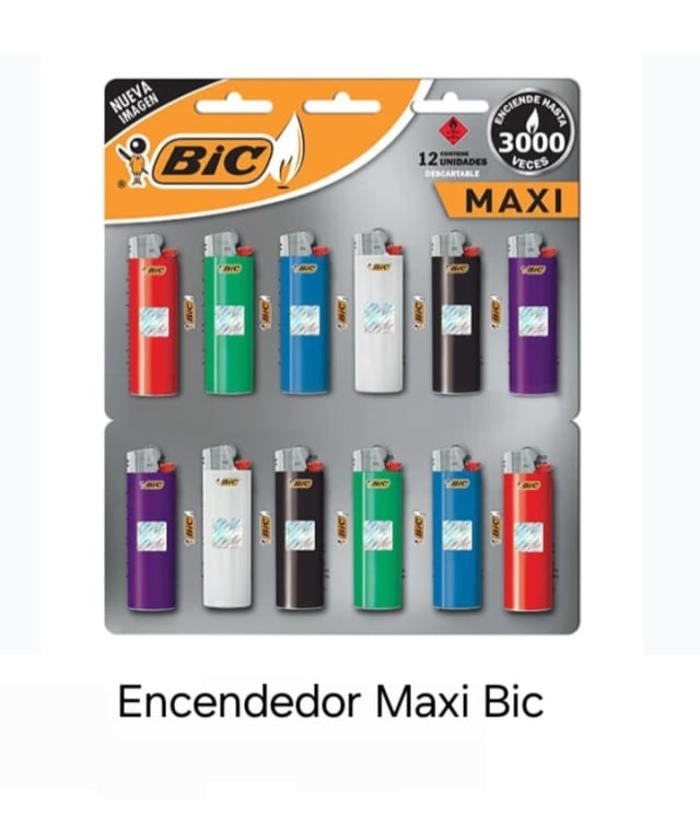 Encendedor Maxi Bix x12