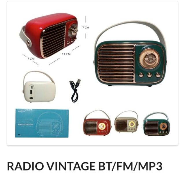 Radio Vintage MP3/BT/FM