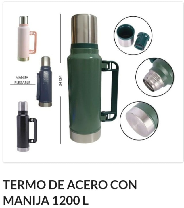 Termo Acero 1.2 litros 