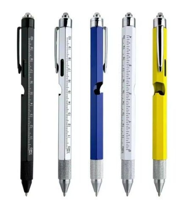 BOLIGRAFO HERRAMIENTA MULTIUSO 9 EN 1