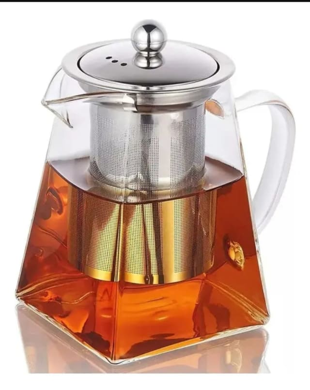 Tetera vidrio infusor