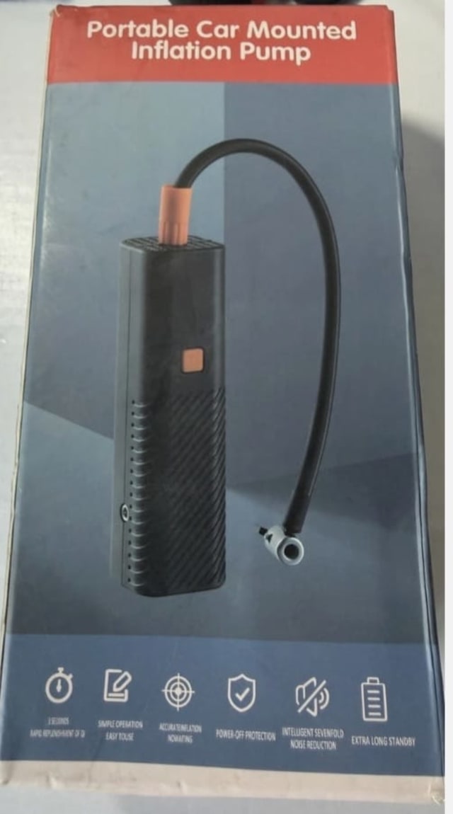 Inflador portatil para auto