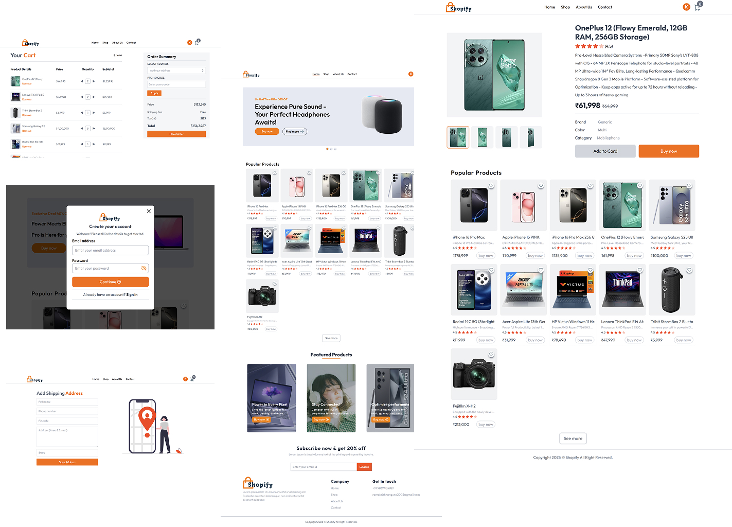 Shapify – E-Commerce Web App