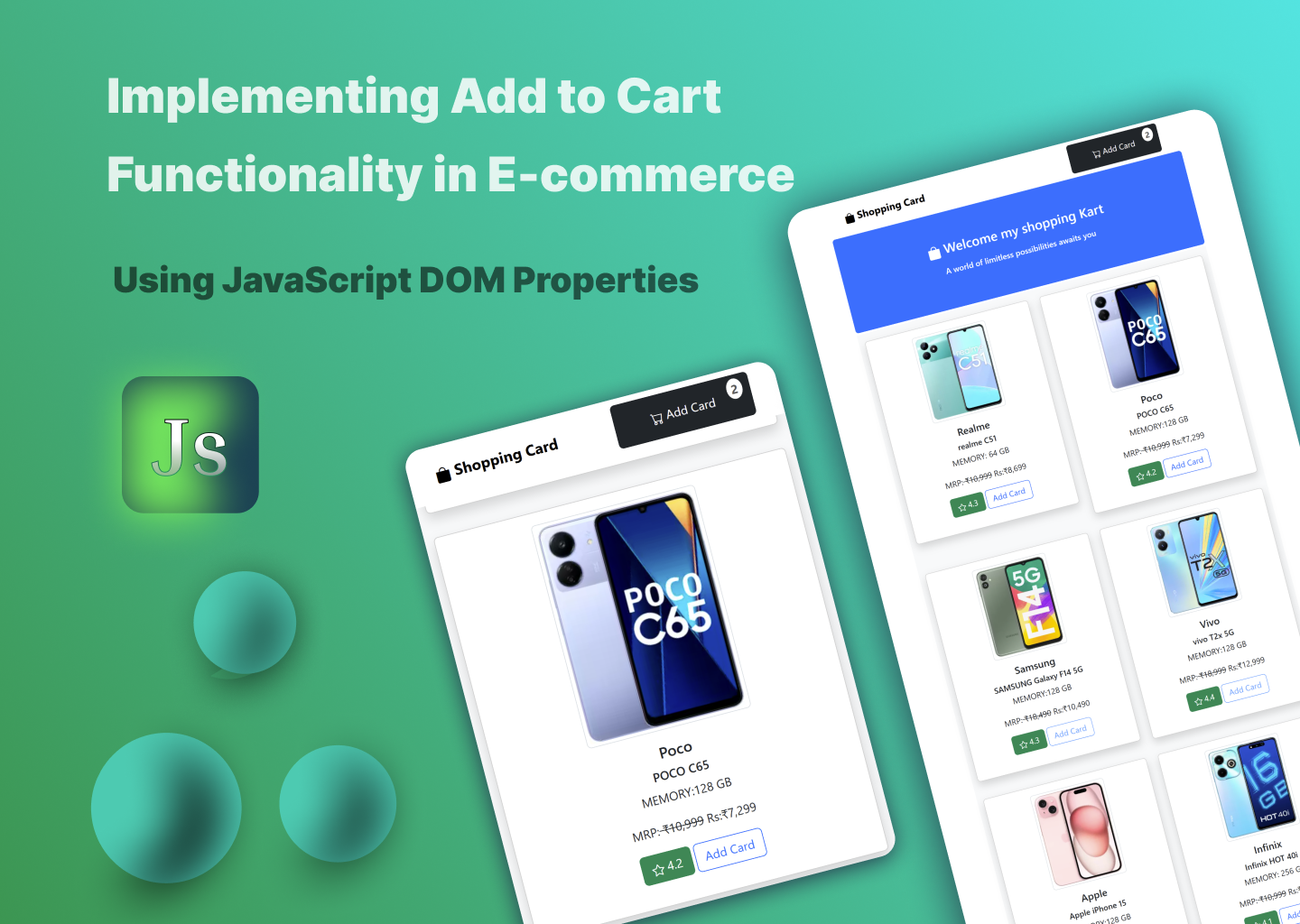 Add cart functionality
