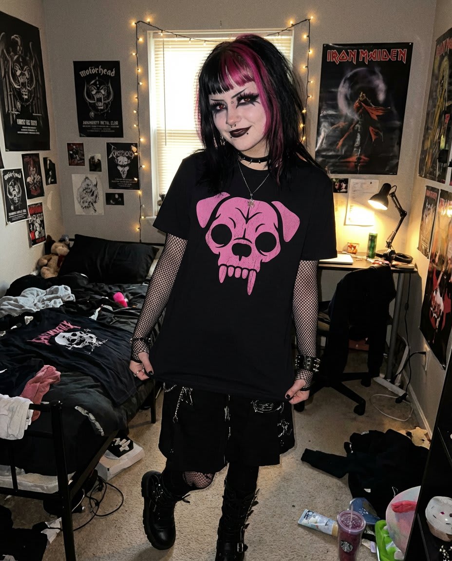 I am so proud to wear the brands cute adorable pink pug mascot. I love the design so much. The fabric is so soft and comfy. I am a bit time fan.
