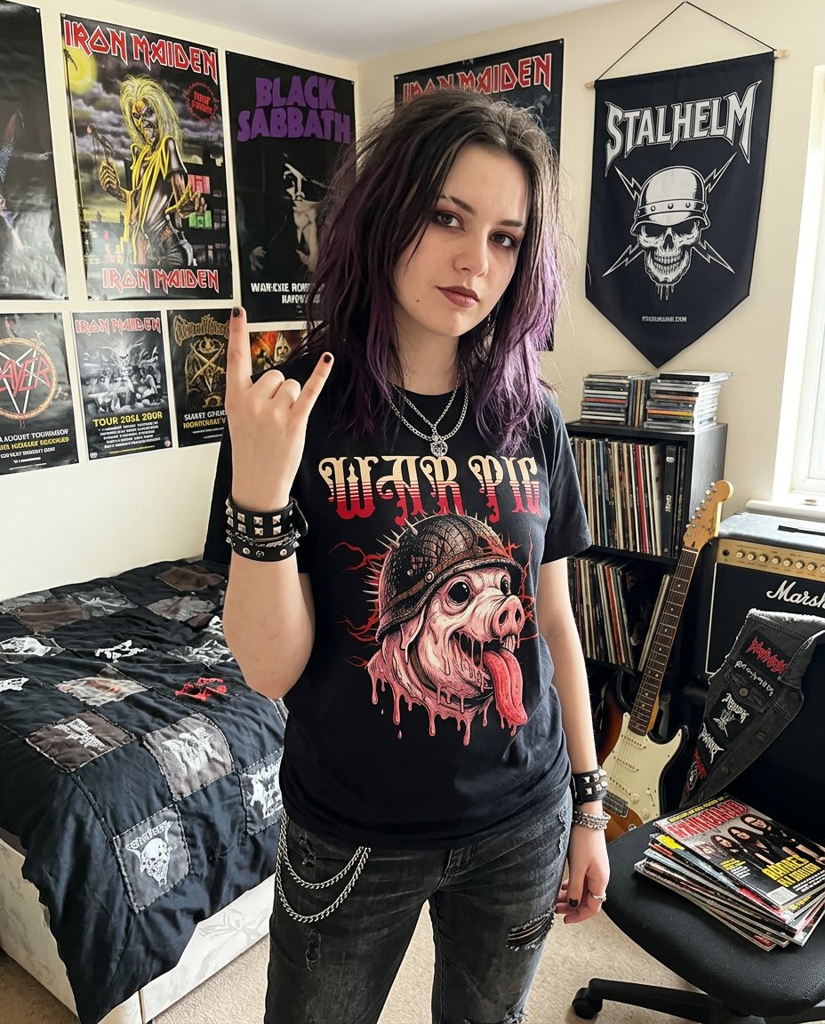 I am big time Black Sabbath fan and this design has everything to do with my favourite BS song. Absolutely delighted with it. The T.shirt design is just perfection and all my friends love it and are gonna order the same. Thanks Hendoshi for this incredible design.