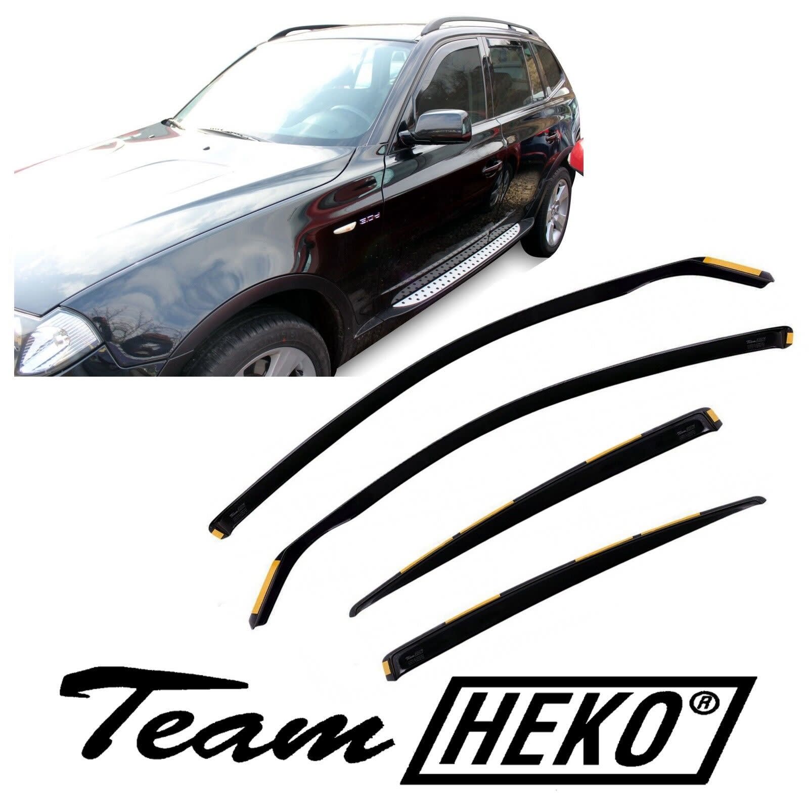 Ветробрани HEKO 4 броя предни и задни за BMW X3 E83 2004-2010г.
