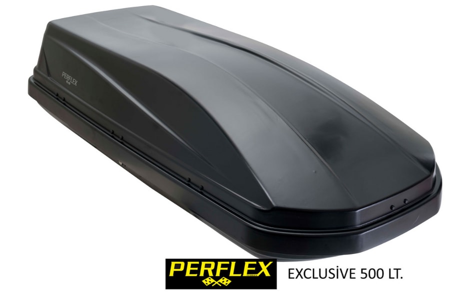 Багажник тип автобокс PERFLEX EXCLUSIVE 500л кутия за автомобил