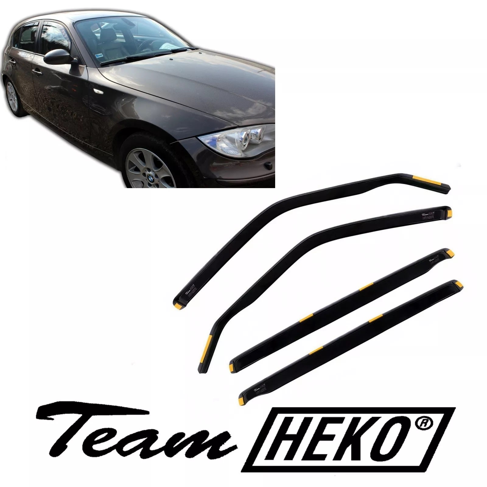 Ветробрани HEKO 4 броя предни и задни за BMW 1 E87 5 врати 2004-2011