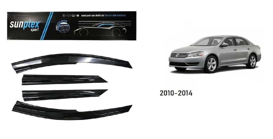 Ветробрани Sunplex 4 броя предни и задни за VW Passat B7 2010-2014г.