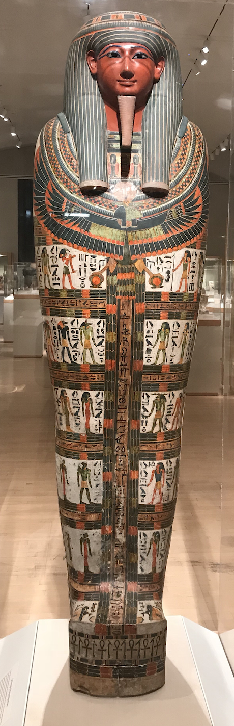 闲看艺术史：实例详解纽约古埃及馆藏人形棺
