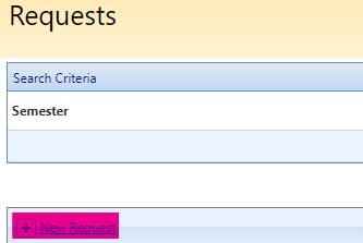 Initiate New Request