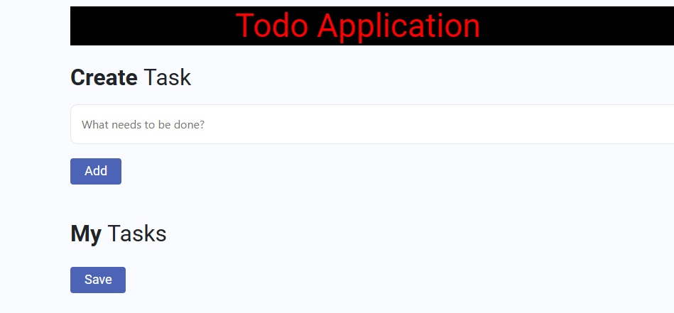 ToDo's Application