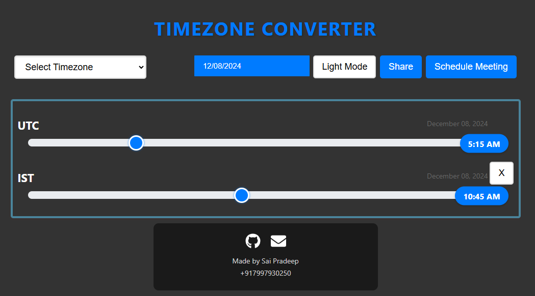 Time Zone