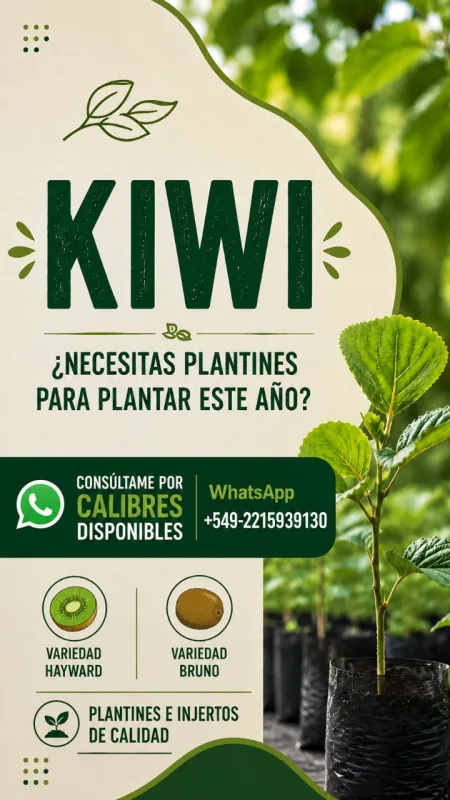 Plantines de Kiwi