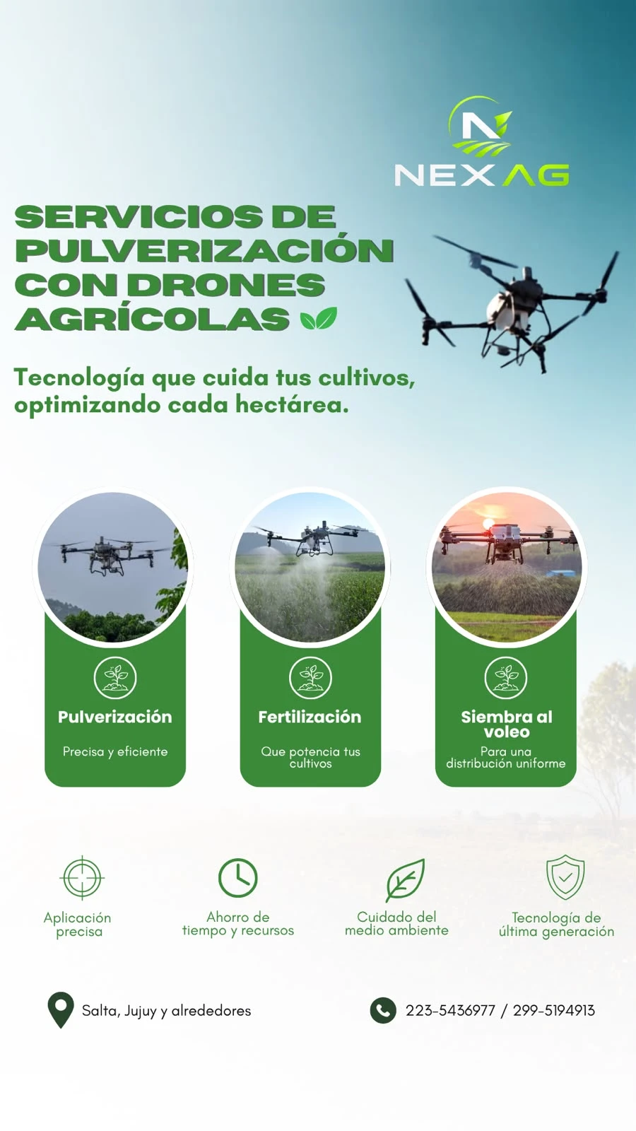 SERVICIOS CON DRONES AGRICOLAS