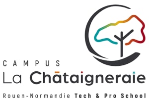 Logo de Campus La Châtaigneraie, Rouen Normandie Tech&Pro School