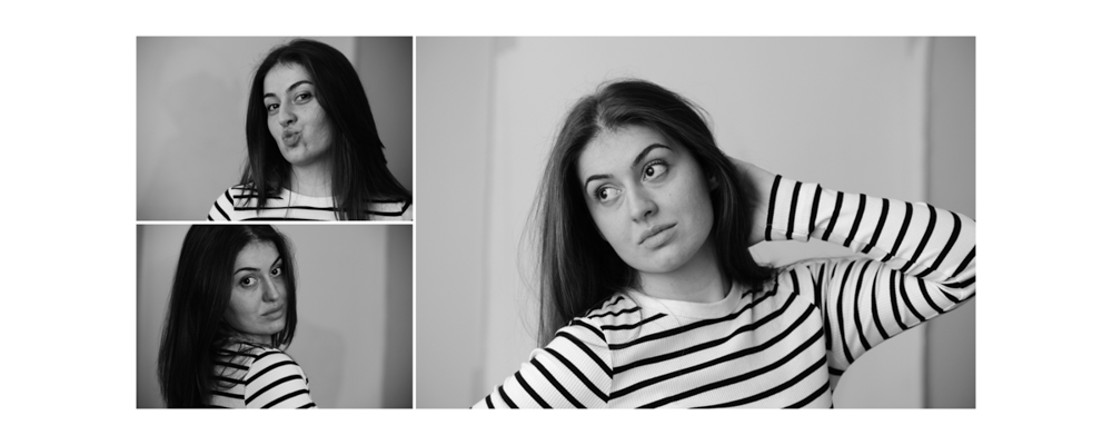 crno-bele fotografije devojke
