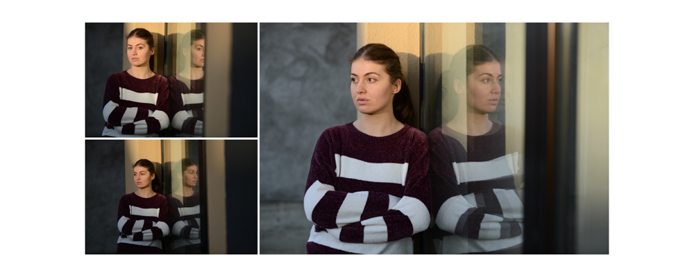 devojka sa refleksijama