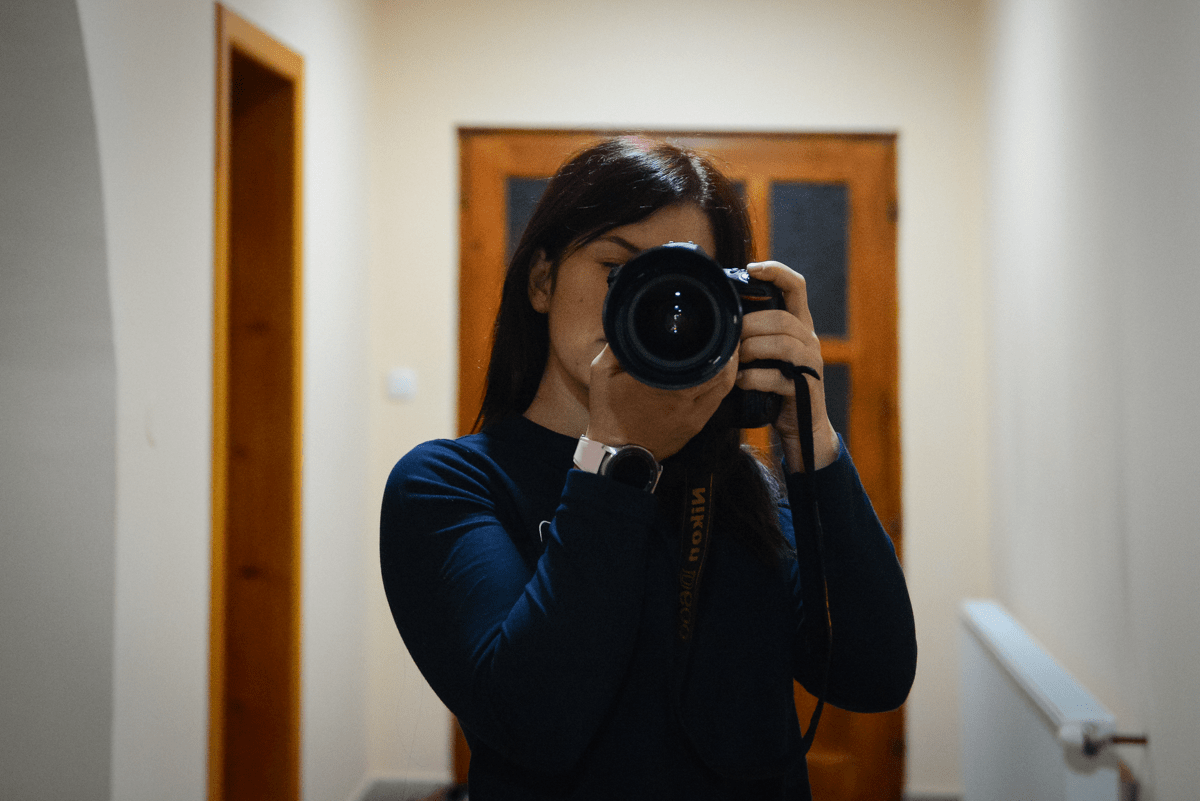 fotograf u ogledalu