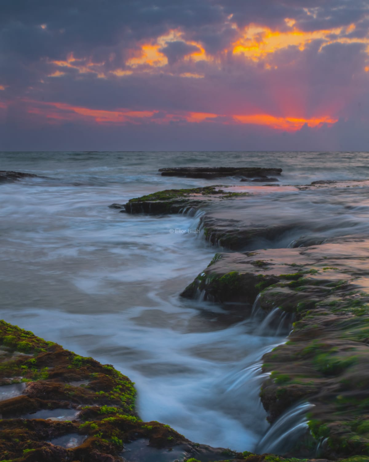 Fire Above Still Water, Mediterranean Coast