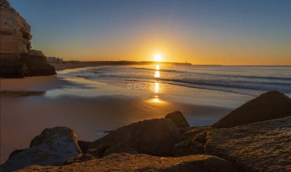 The Sun Sets Over Portimão, Algarve