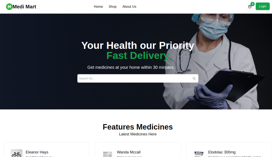 Medi Mart - Medicine Store​