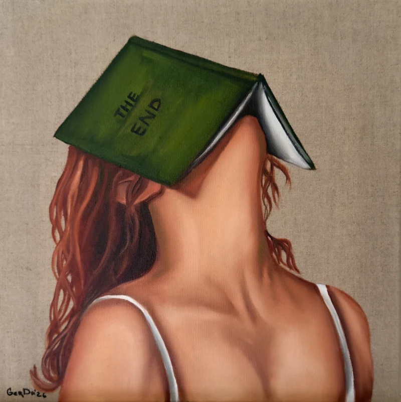Girl with Green Book