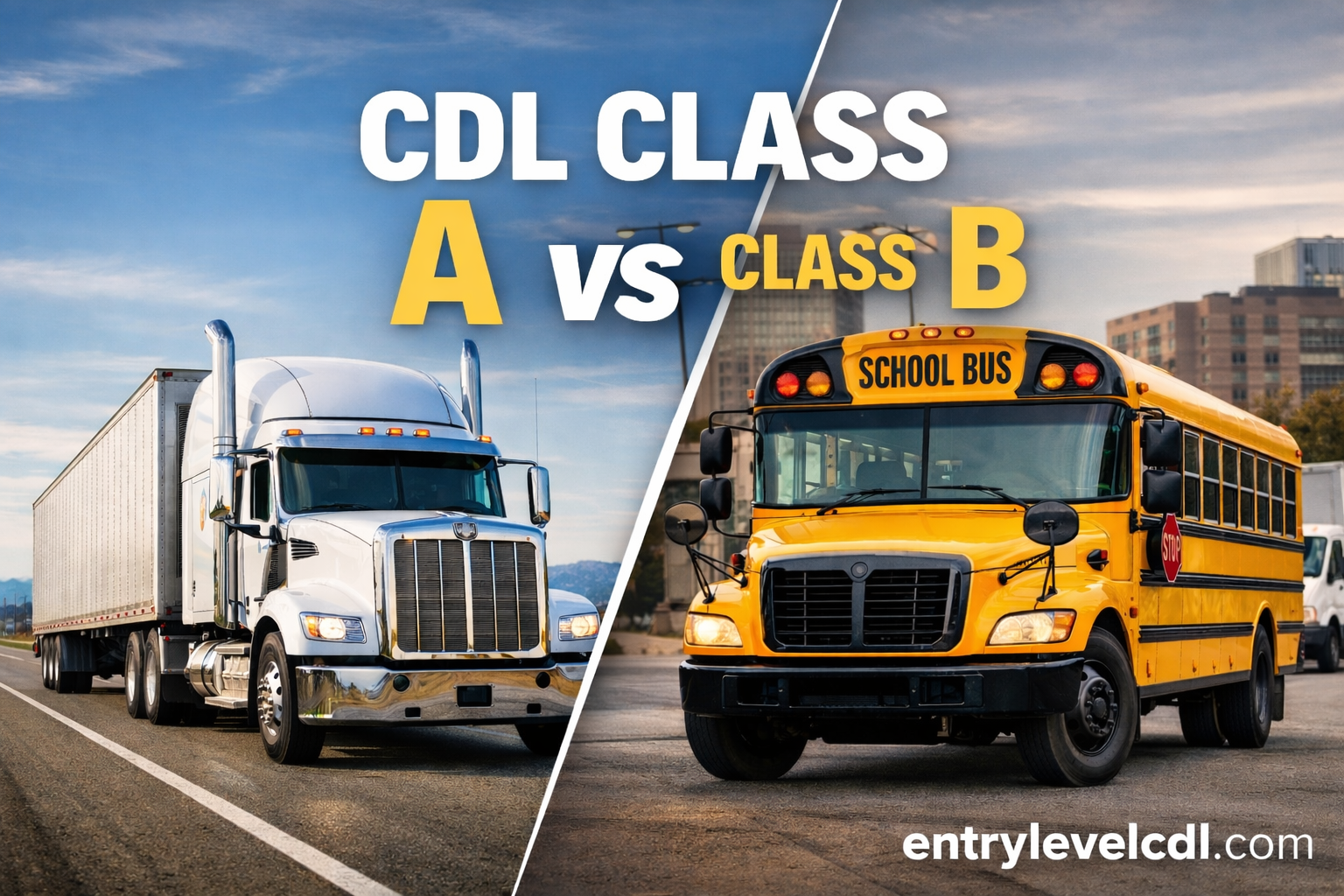 CDL Class A vs Class B: Which License Should You Get?