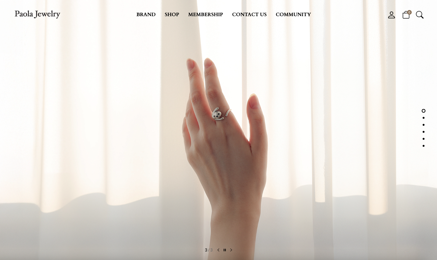 펫 주얼리 브랜드 웹사이트