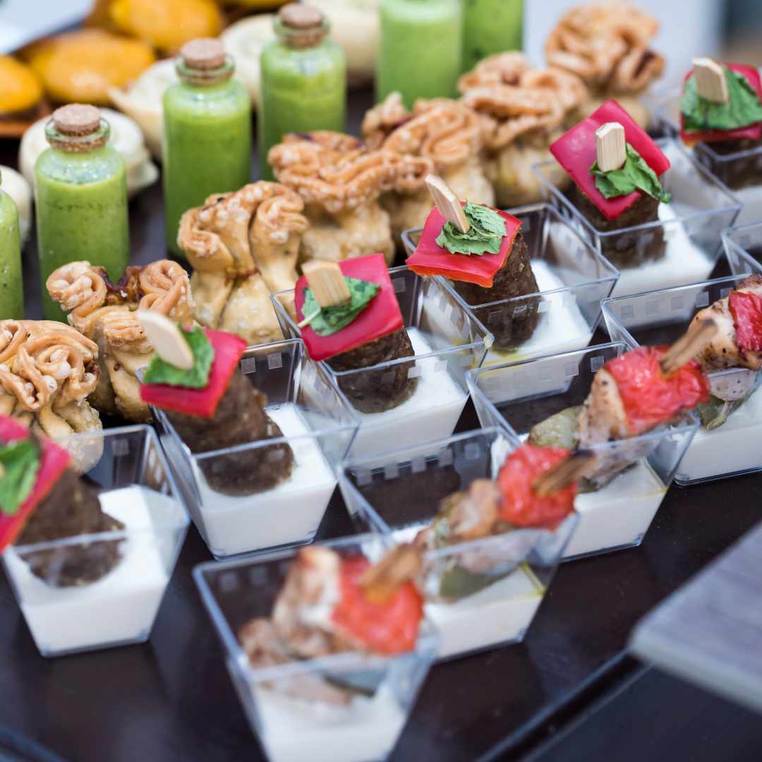 Appetizers $21.77 Per guest (Min 25 – 7 Appetizer P/P)