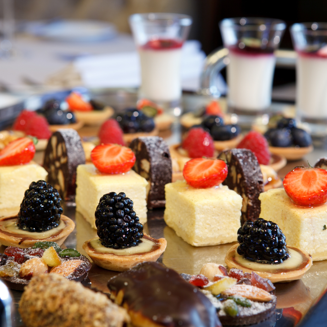 Desserts $21.77 Per guest (Min 25)