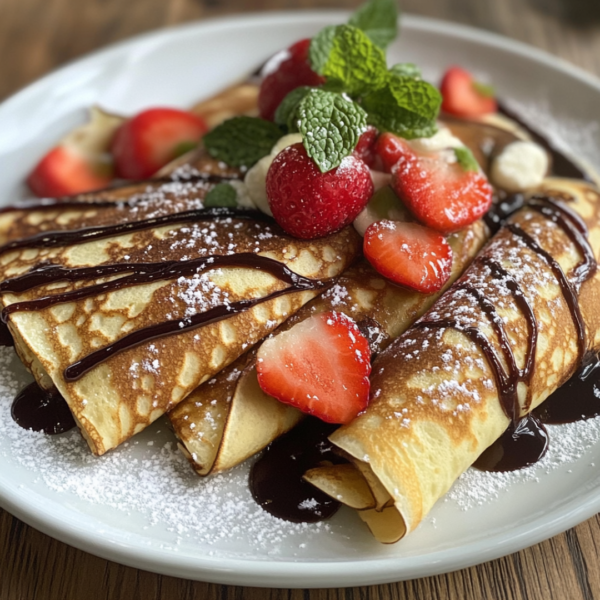 Crepes Station $19.00 per guest (25-guest minimum) – (Buffet Style)