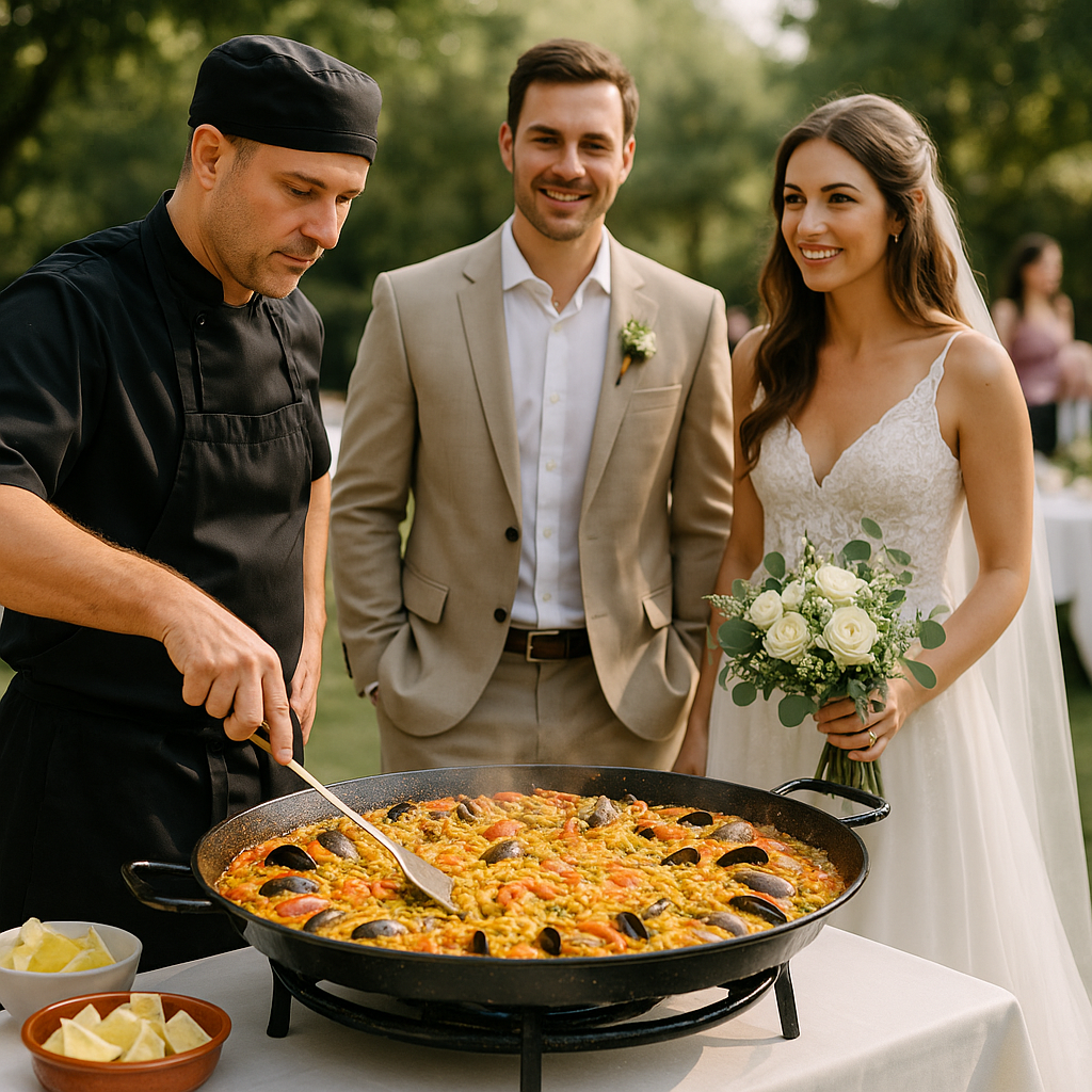 5 Reasons to Choose a Paella Station for Your Wedding