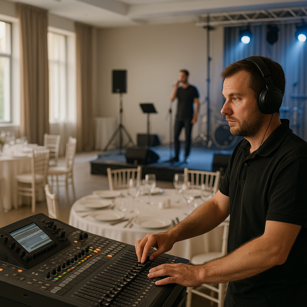 Your Event Sound Check Should Happen Before the Guests Arrive. Here's What It Actually Tests.