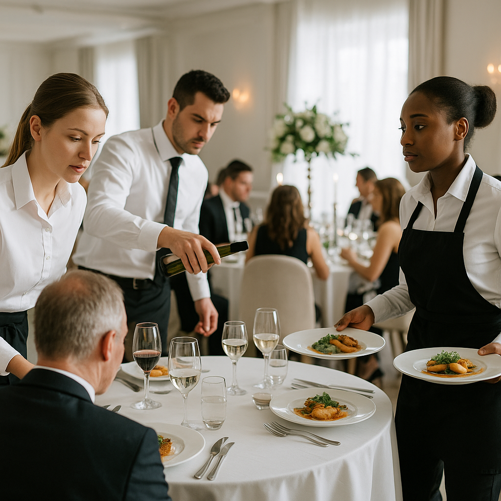 One Server per Twenty-Five Guests Is Not a Rule. Here's What Actually Sets the Number.