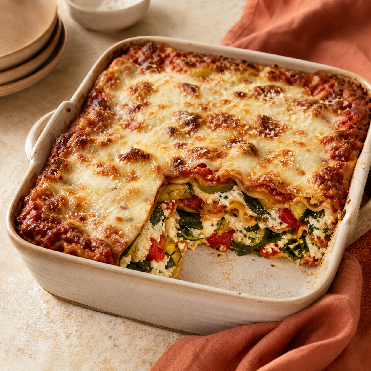 Meat Lasagna or Eggplant Lasagna: Choosing for a Mixed Table