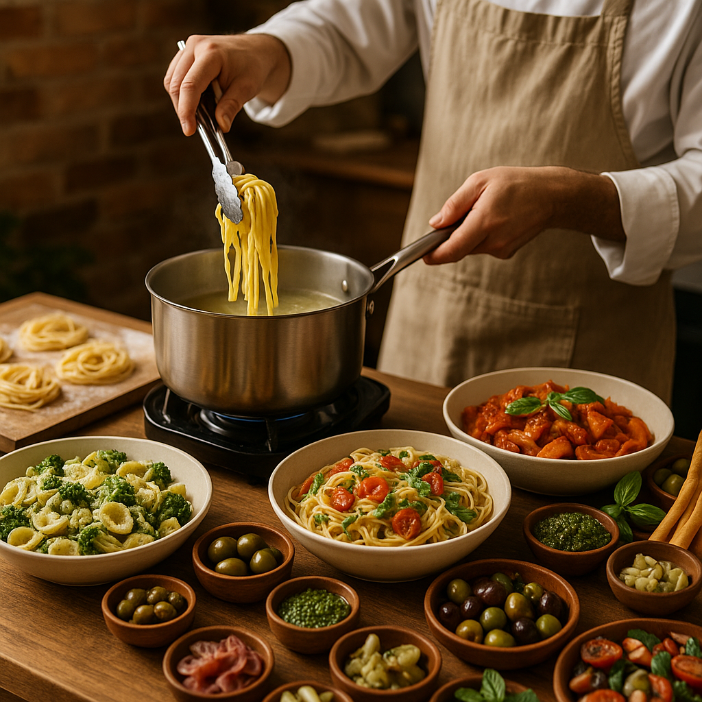 Creating the Perfect Mediterranean Grazing Table with Pasta