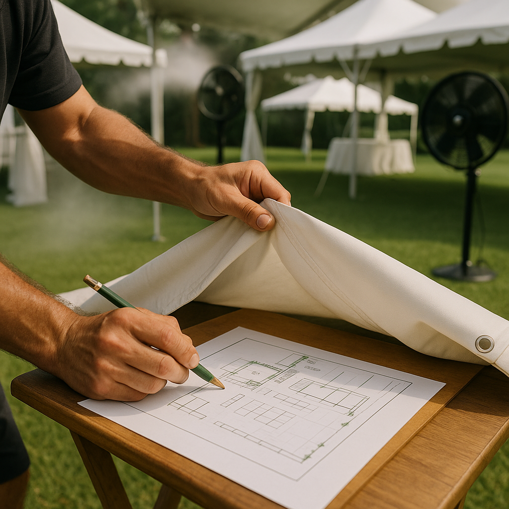 Outdoor Event Cooling in South Florida: Fans, Misting, Tenting and Timing That Actually Work